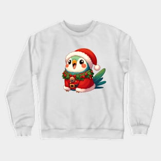 Christmas Parrot Santa Crewneck Sweatshirt